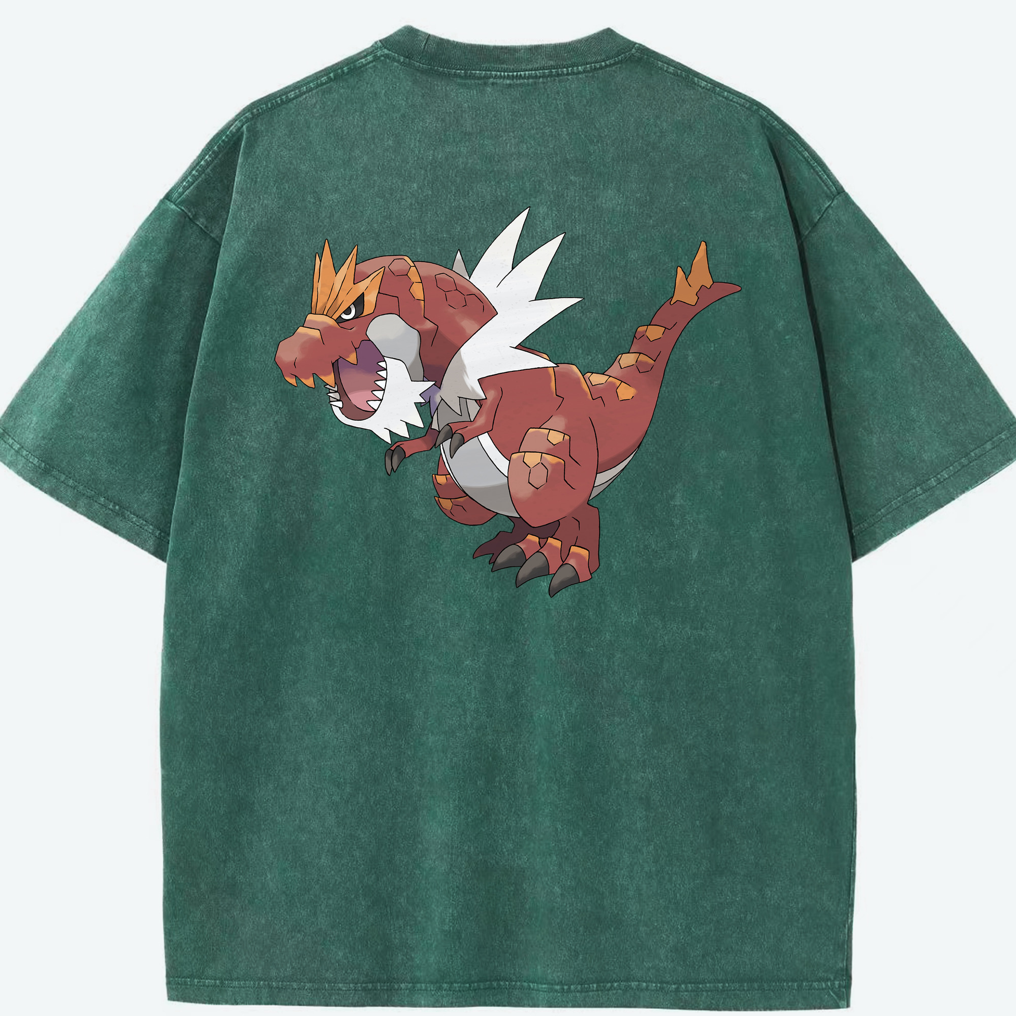 （画像用） ポケットモンスター Pokémon 綿100% ヴィンテージ風 半袖Tシャツ（背面プリント）